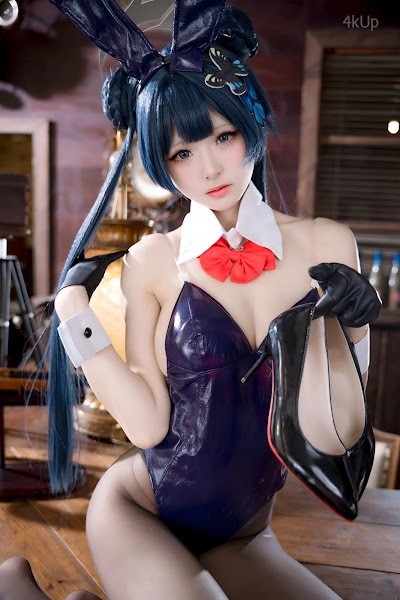 Coser@九柒喵 蔚蓝档案 龙华妃咲 兔女郎