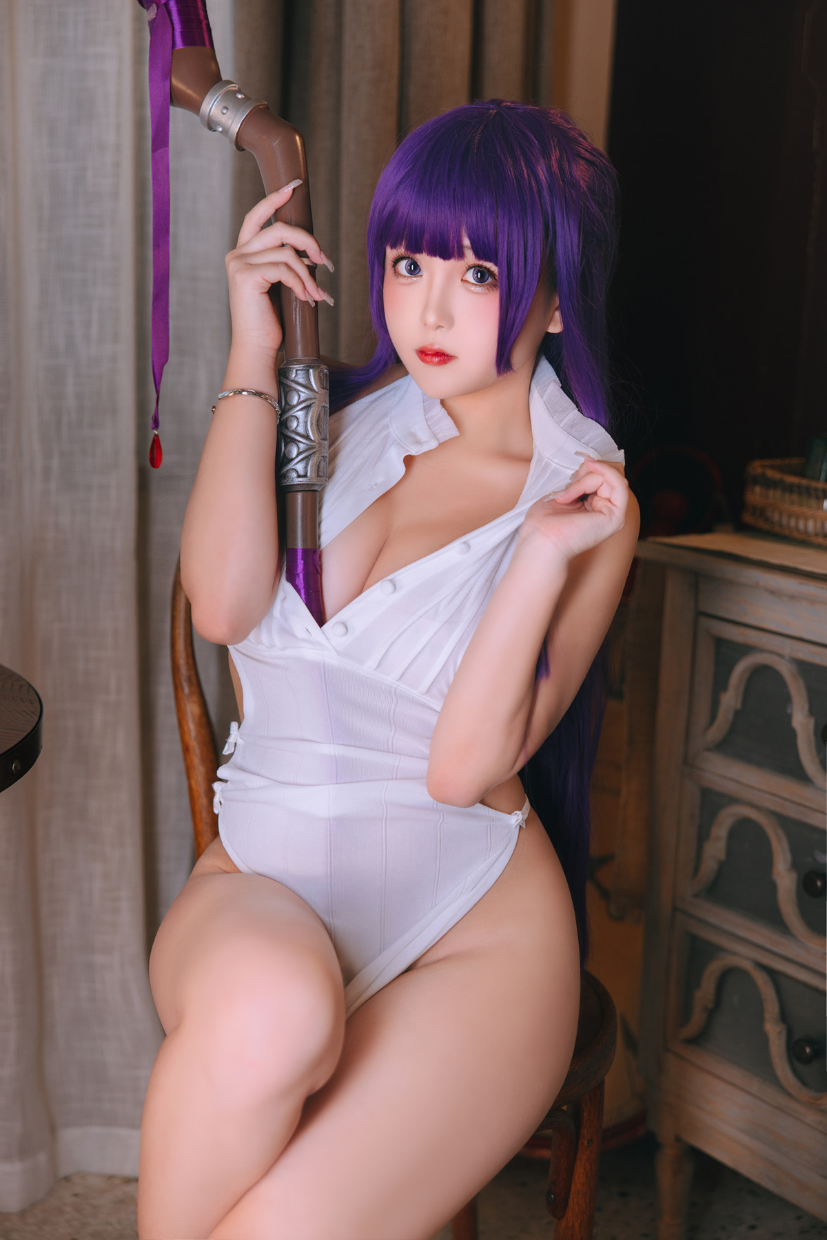 Cosplay Rinaijiao日奈娇 葬送的芙莉莲 费伦 Set.02(51P)