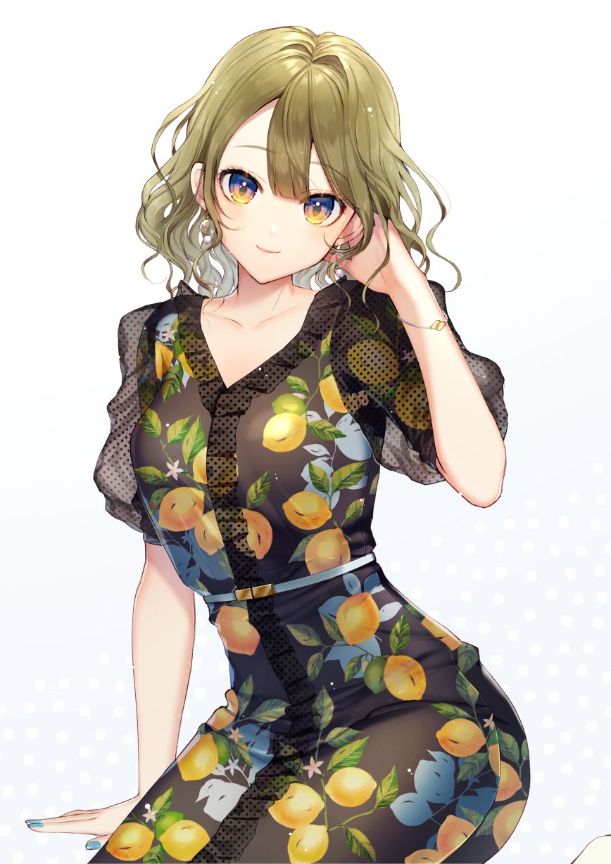 柠檬主题动漫美少女高清唯美图片