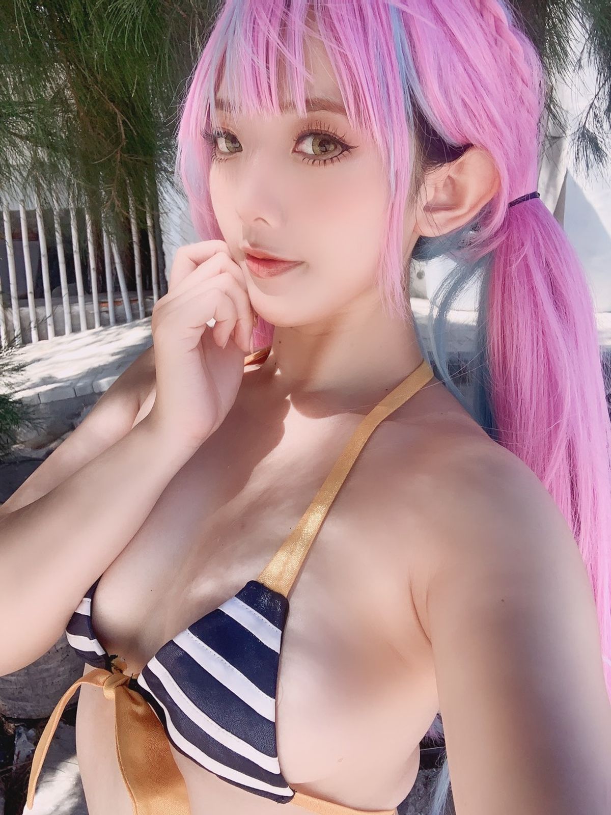 Coser@Messie Huang – Aqua Bikini (35P)