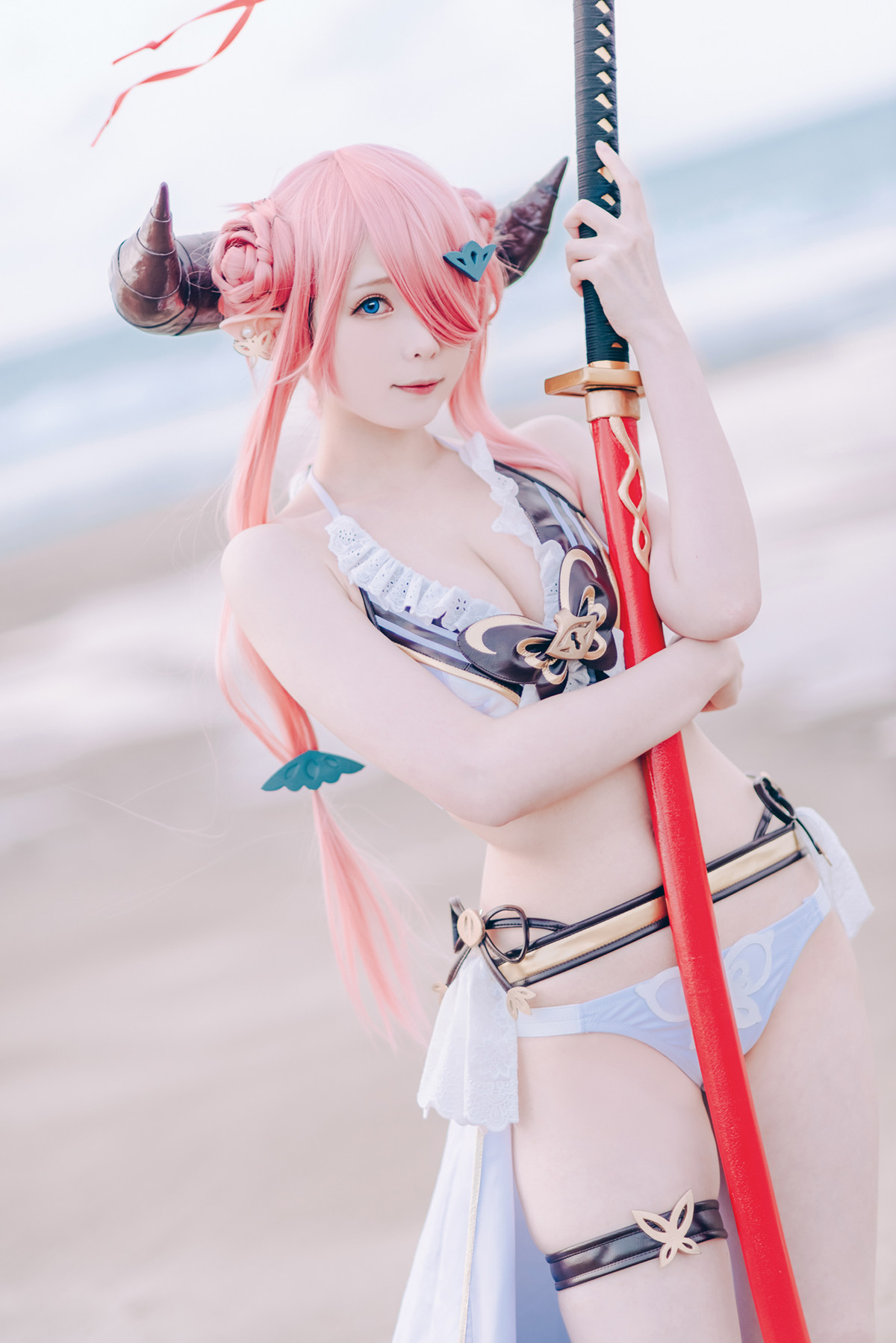 Cosplay 霜月shimo 碧蓝幻想 娜尔梅亚 Set.01(45P)