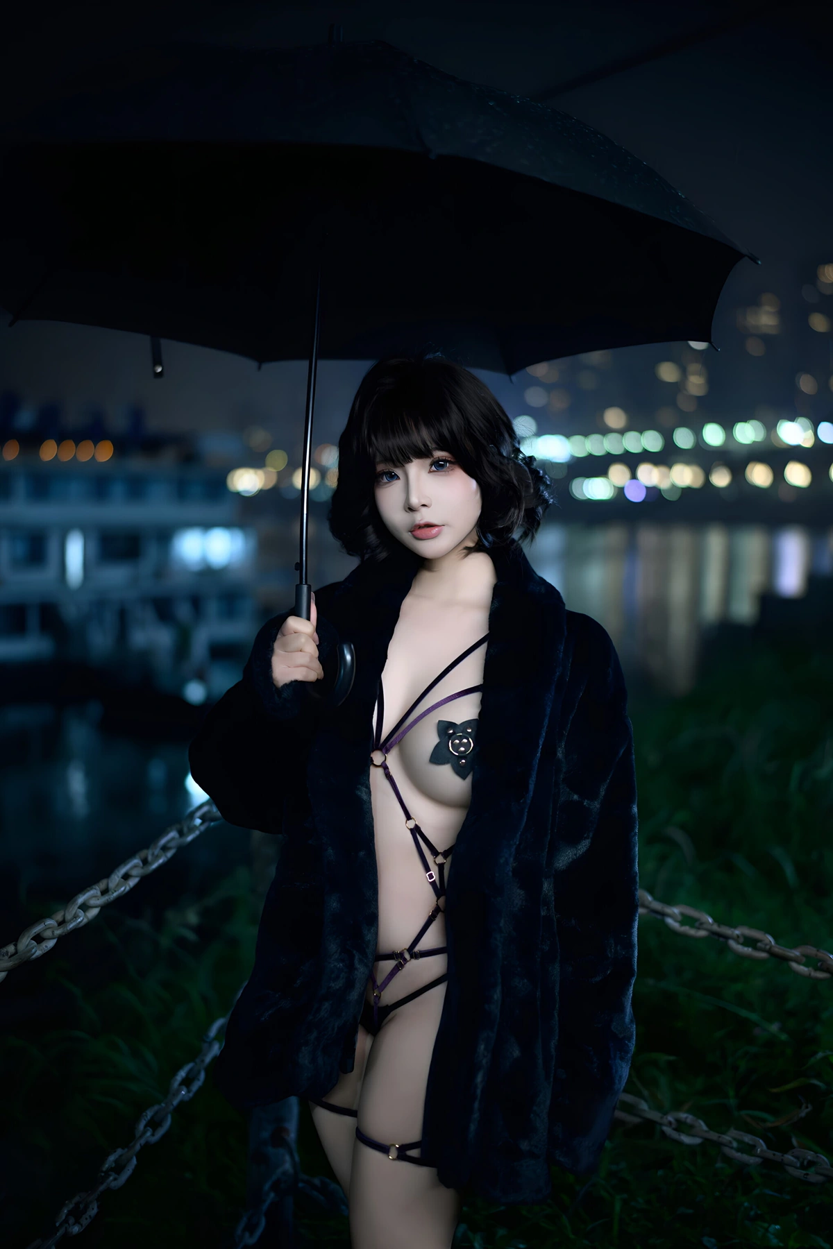 Cosplay Yuuhui玉汇 – 夜游轮渡 Set.01