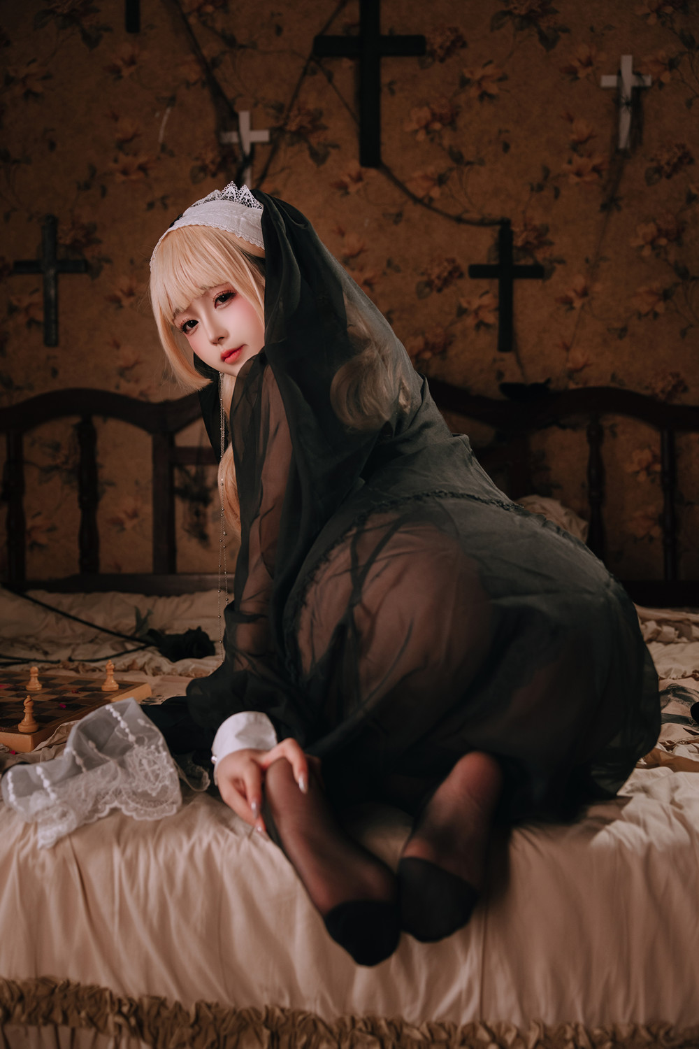Cosplay Rinaijiao日奈娇 – 禁忌修女 Set.01