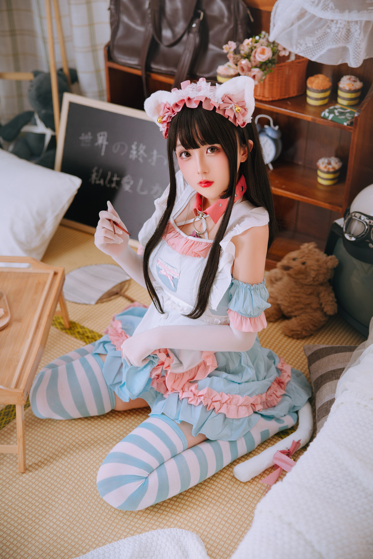 Cosplay Rinaijiao日奈娇 兔尾女仆(70P)