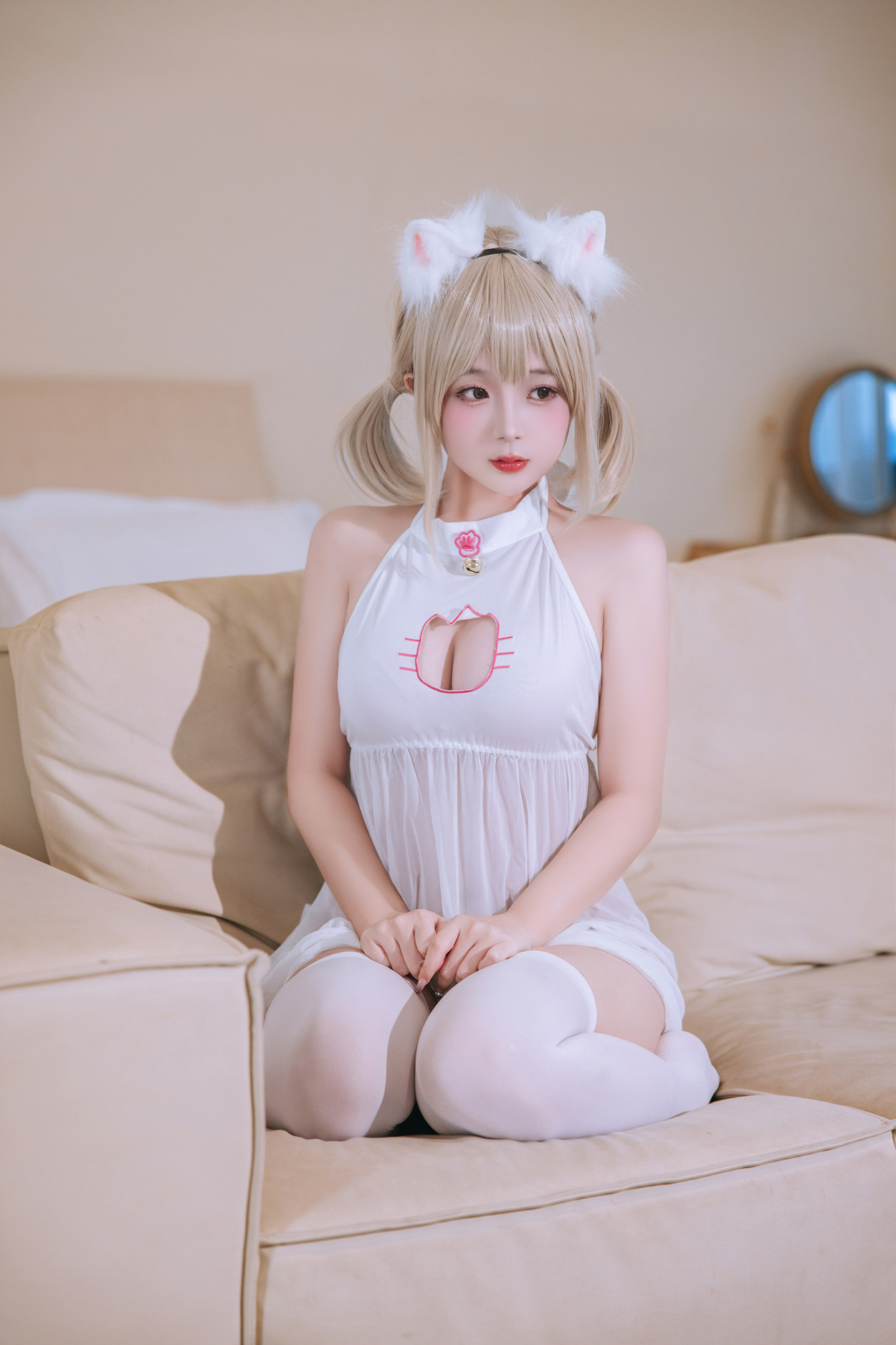 Cosplay Rinaijiao日奈娇 波斯猫 Set.01(48P)