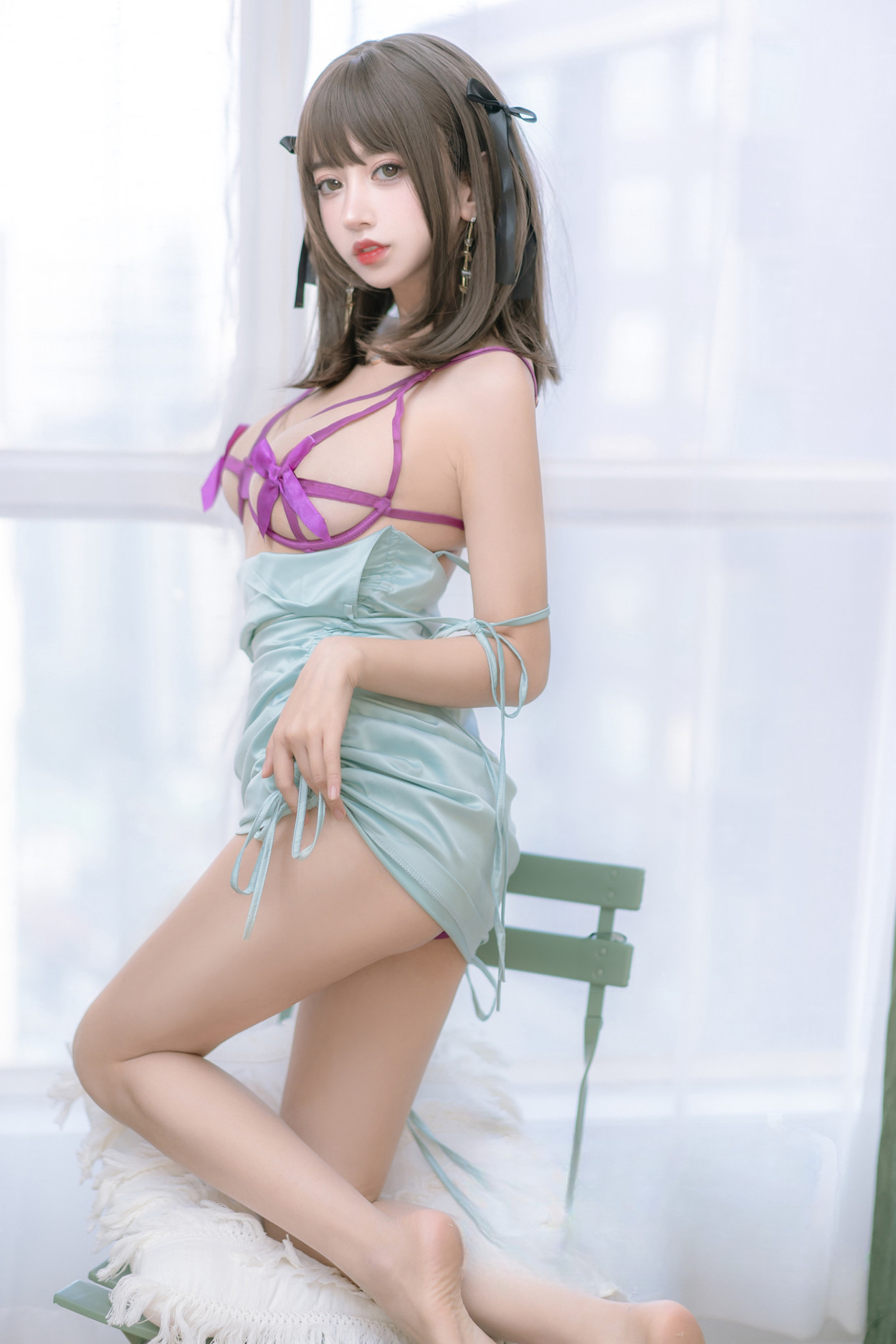 Cosplay 过期米线线喵 邻居家的妹妹(50P)