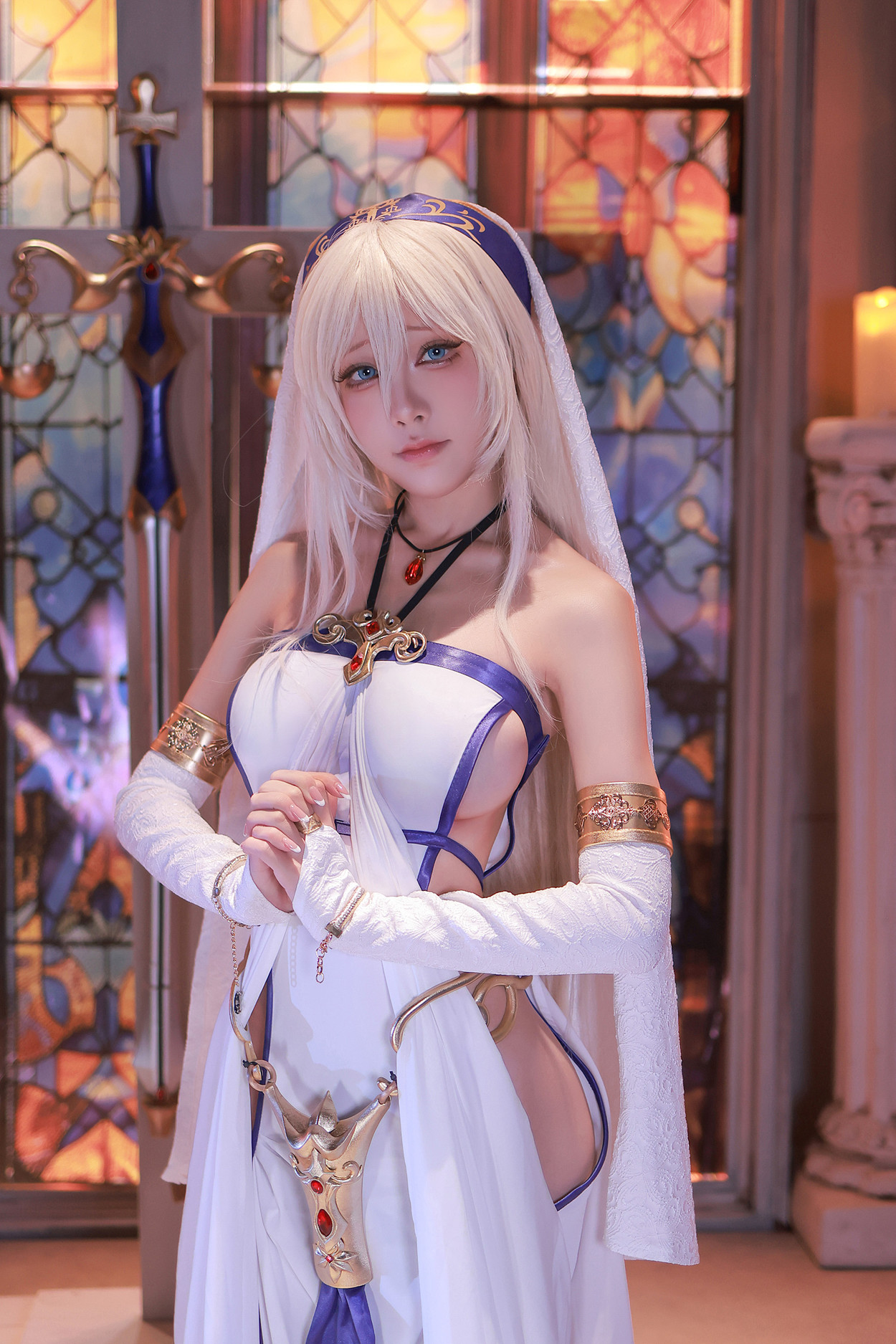 Cosplay 水淼Aqua 剑之圣女 Set.02