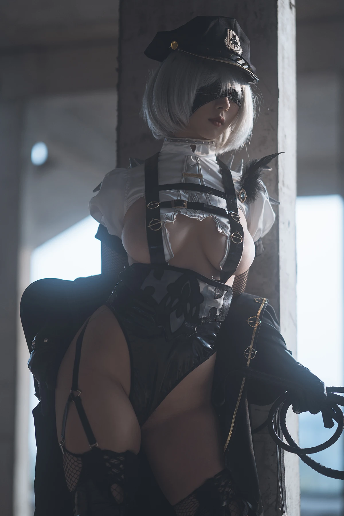 Cosplay 云溪溪Yunx1x1 & 奶桃 – 2B本 YoRHa No.2 Type B 上 Set.01