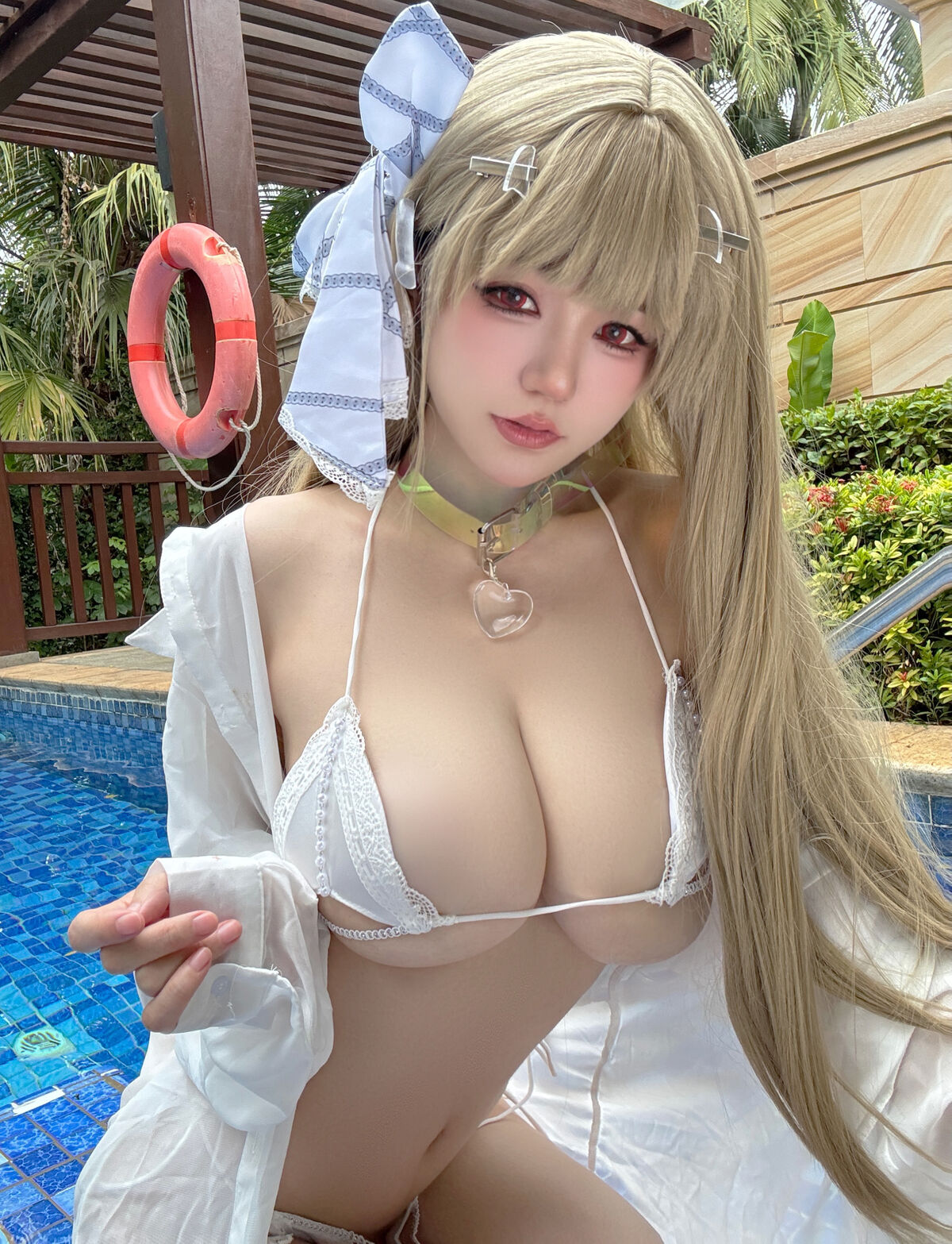Coser@小仓千代w – 毒蛇泳装 (45P)