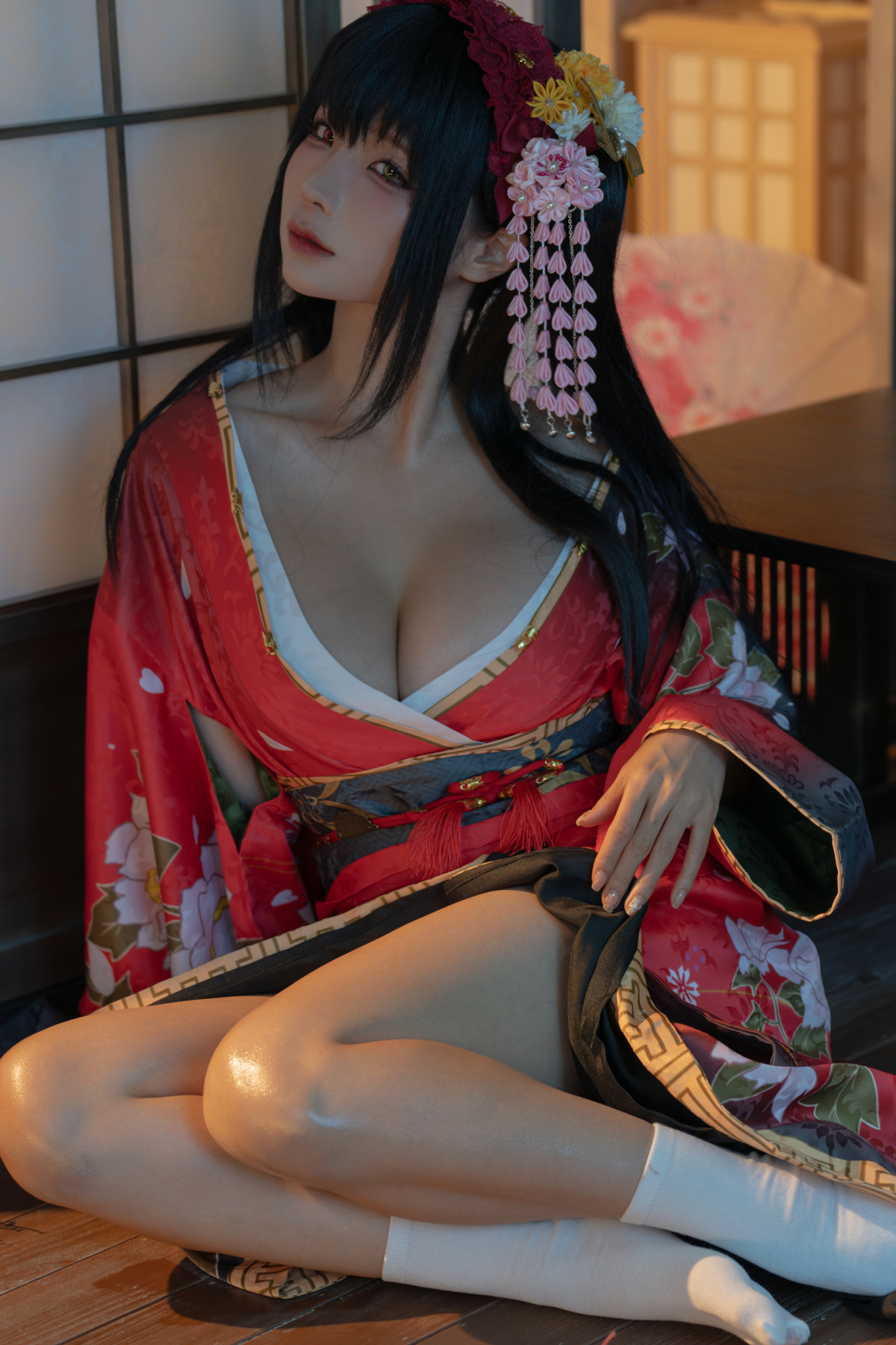 Cosplay 蠢沫沫Chunmomo 狂三和服 Kurumi Set.01(48P)