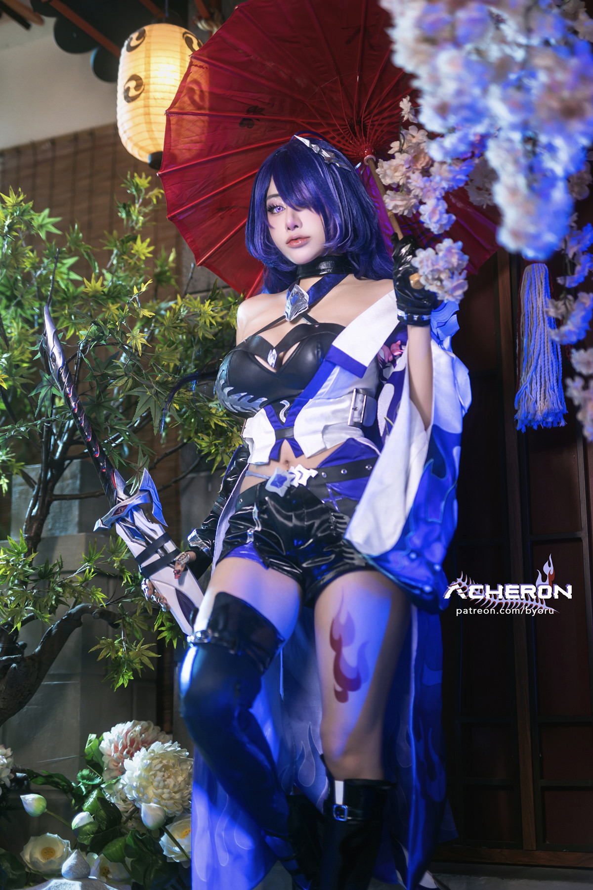 Cosplay 日本性感萝莉Byoru Acheron 黄泉（星铁）(59P)