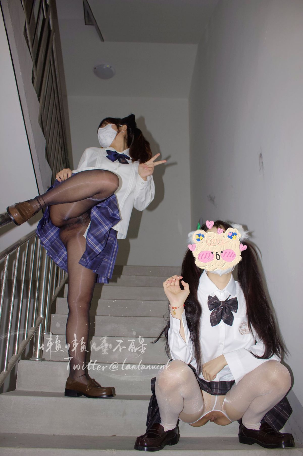 Coser@懒懒睡不醒 – 和闺蜜一起弹力摇 Part3 (46P)