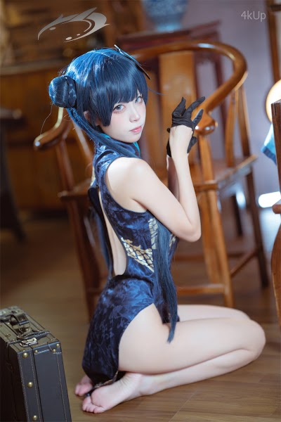 Coser@三無人型 蔚蓝档案 龙华妃咲 旗袍