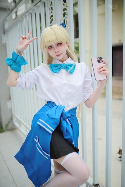 Coser@上杉绘梨落 蔚蓝档案 飞鸟马时 校服