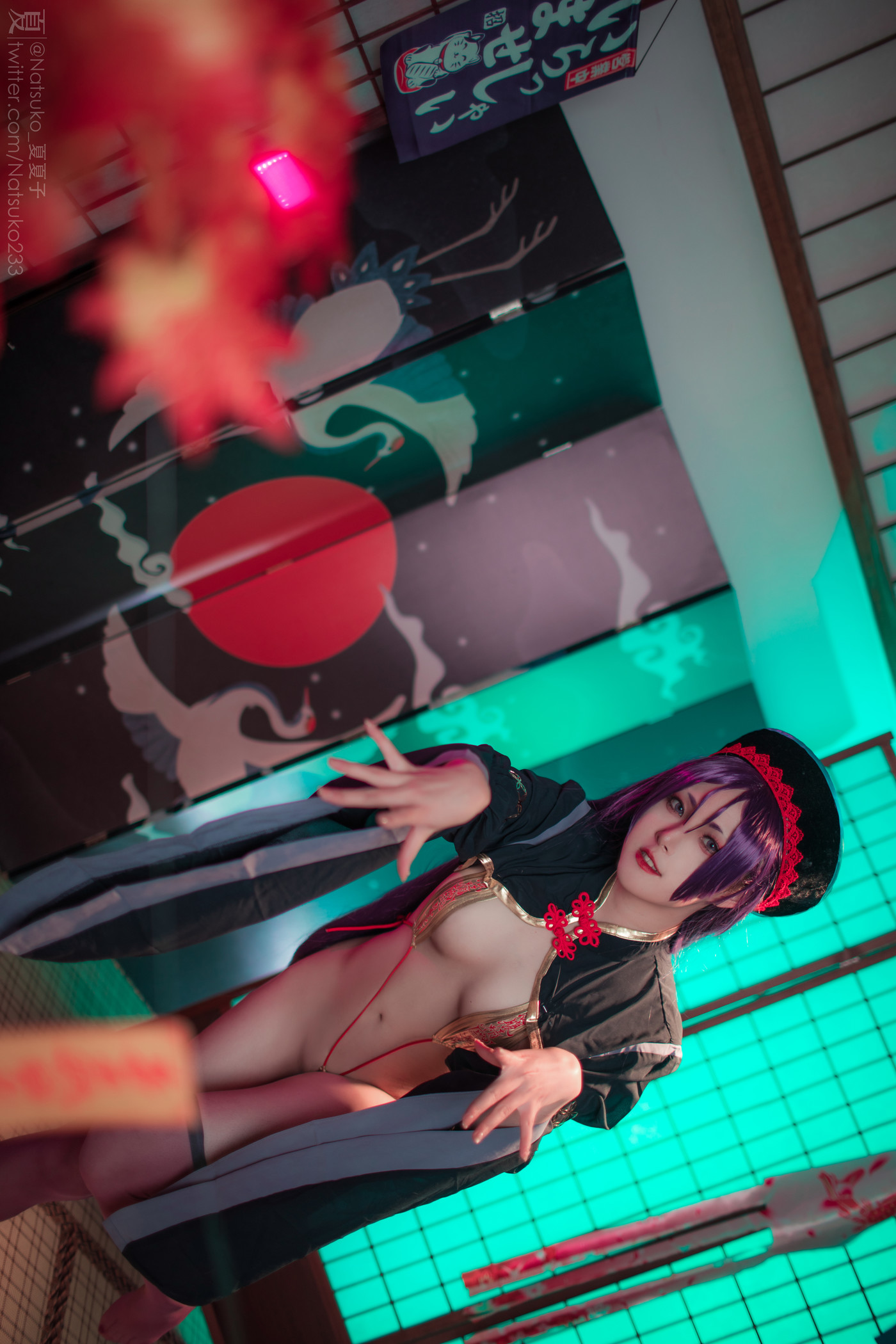Cosplay Natsuko夏夏子 源赖光 僵尸同人(60P)