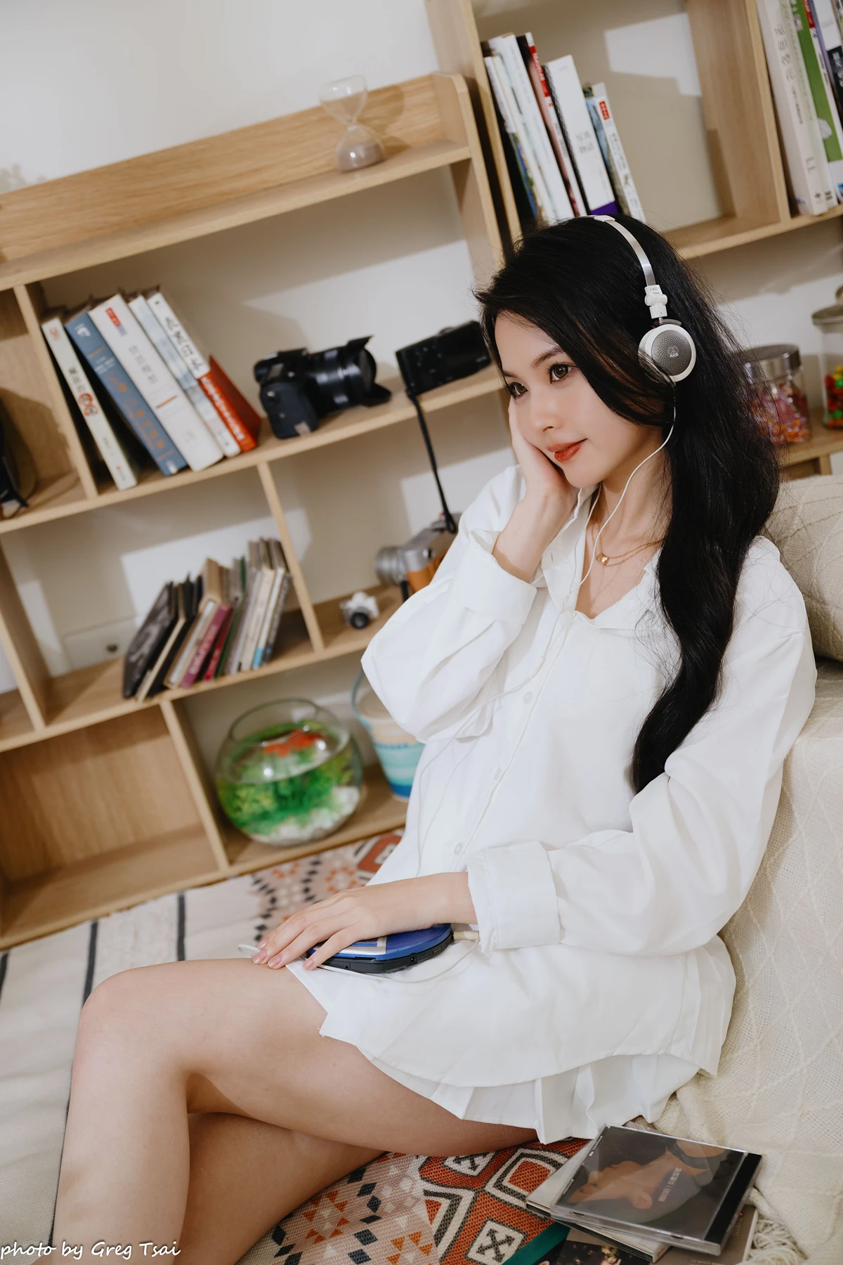 Cosplay 米浆 – 卧室百褶裙 Set.02