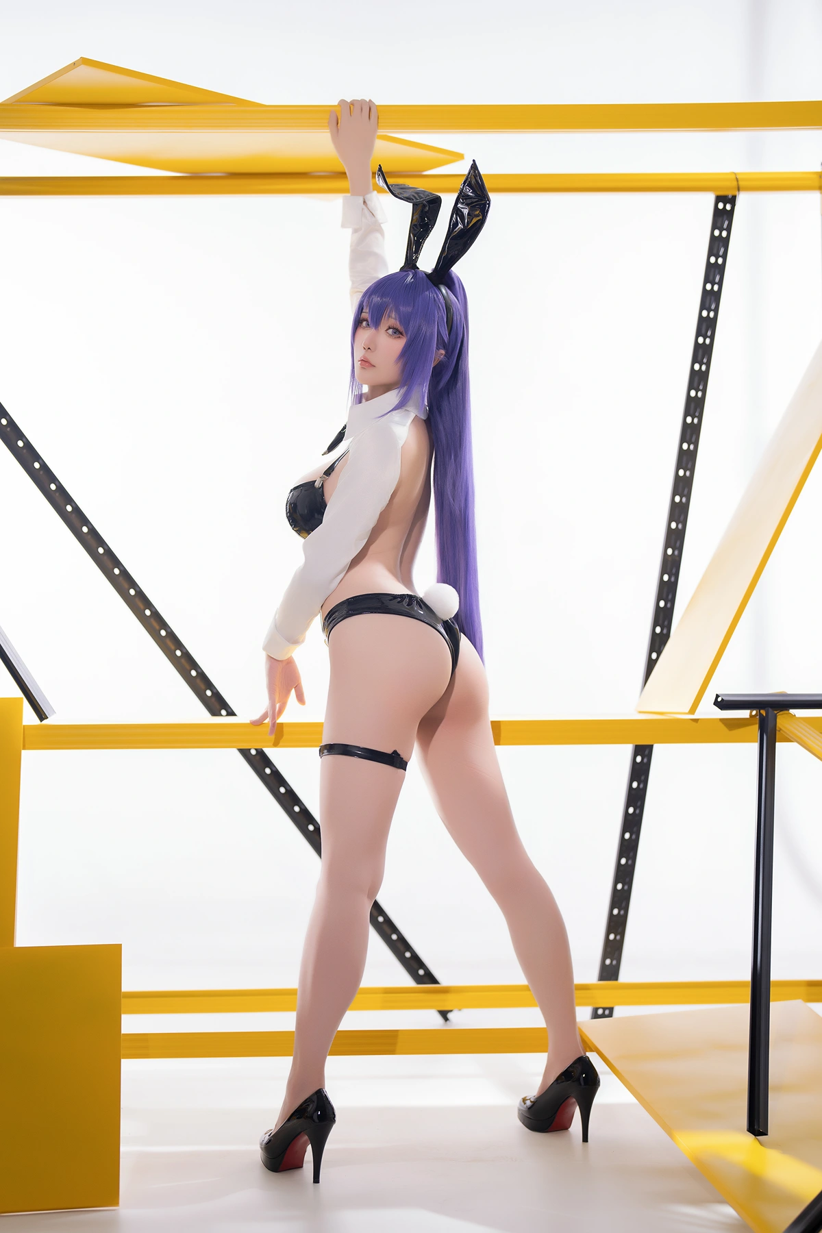 Cosplay 星之迟迟Hoshilily – 尼尔同人 2B学姐服