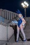 Cosplay 樱落酱w 蔚蓝档案 toki兔女郎(32P)