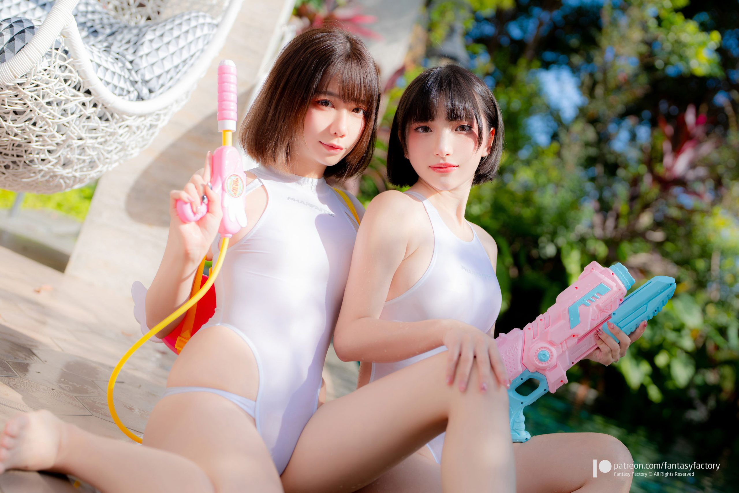 [Fantasy Factory] 小丁Cosplay写真 - 恶魔姐妹花