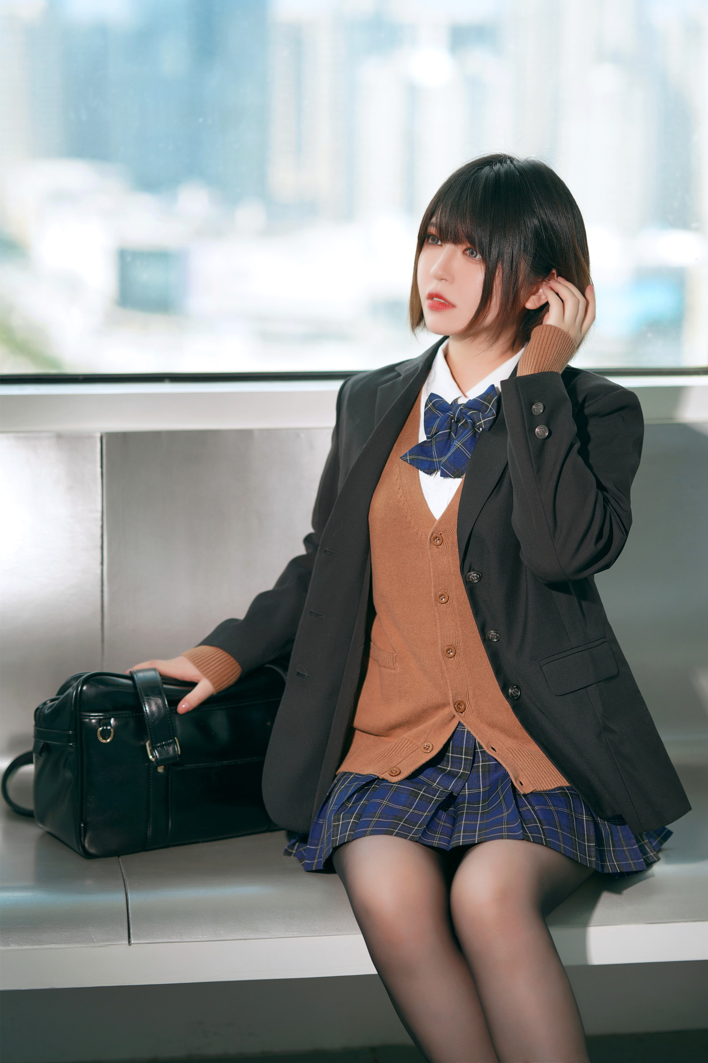 Cosplay 半半子Banbanko 彼女の制服(50P)