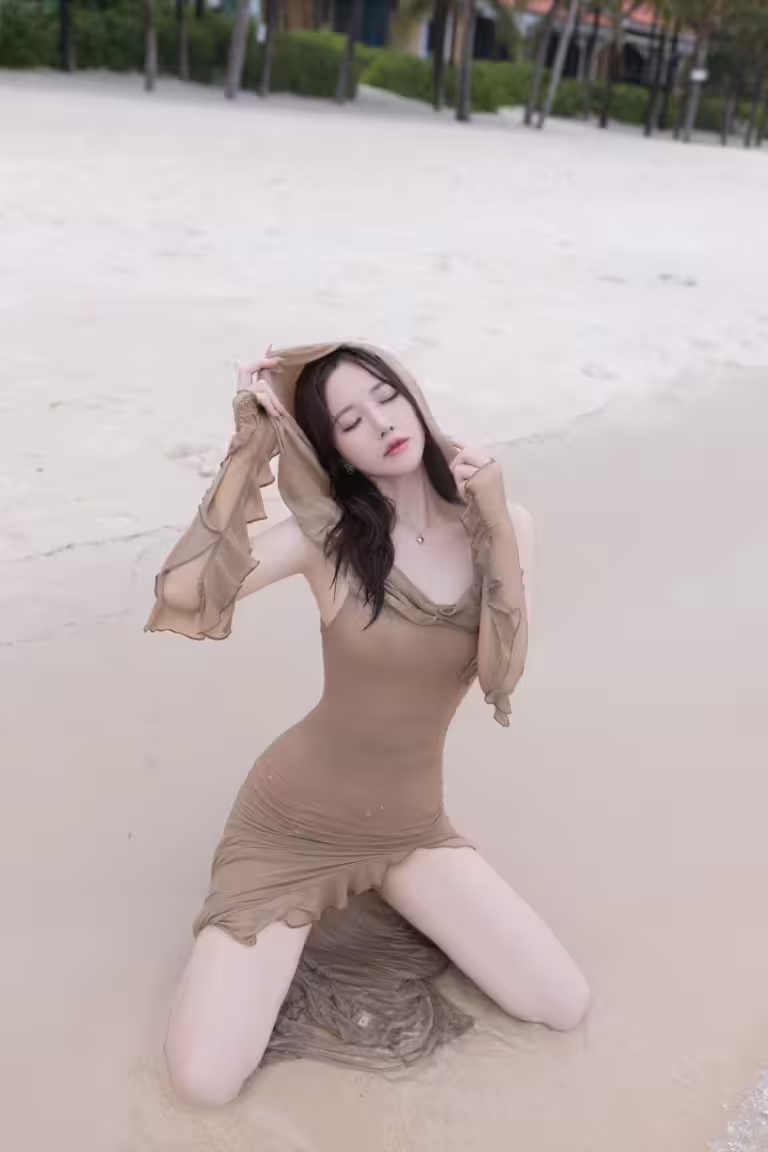 (Cosplay) 魚子醬雨後海灘寫真 (107P)