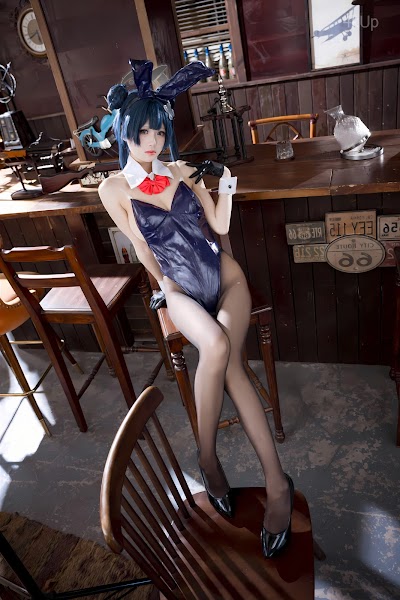 Coser@九柒喵 蔚蓝档案 龙华妃咲 兔女郎