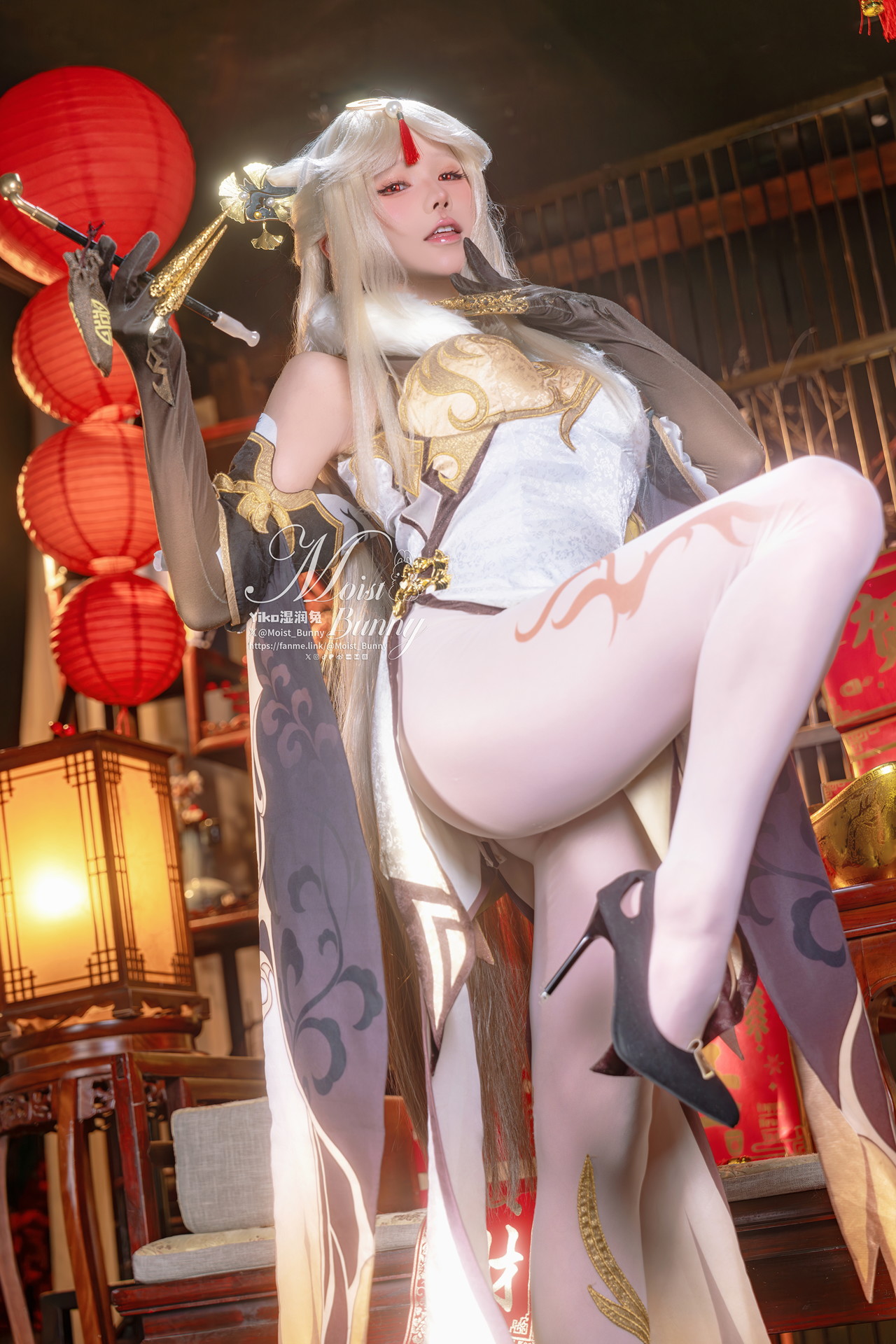 Cosplay 黏黏团子兔 金蛇来财 凝光贺岁 Set.01(50P)