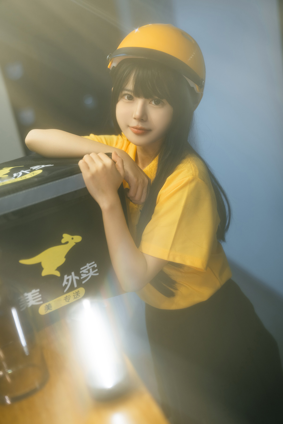 Cosplay Rua阮阮 外卖员 Delivery Girl(54P)