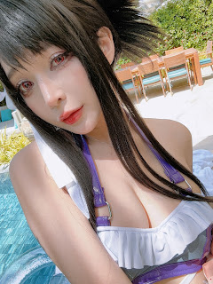 Coser@UmekoJ – Tifa Lockhart Swimsuit – Final Fantasy