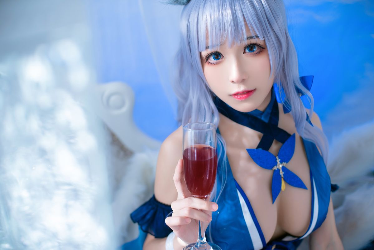 Coser@Tomoyo酱 – 碧蓝 信浓礼服 (23P)
