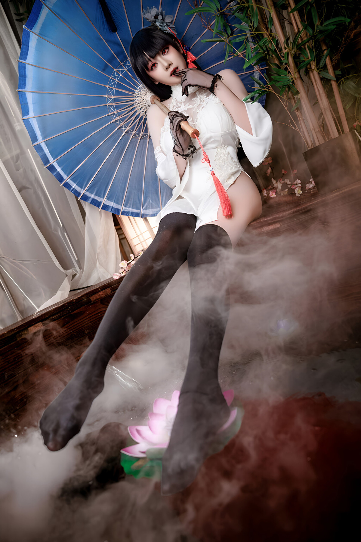 Cosplay 阿雪雪 – 碧蓝航线 逸仙 中式 Set.02