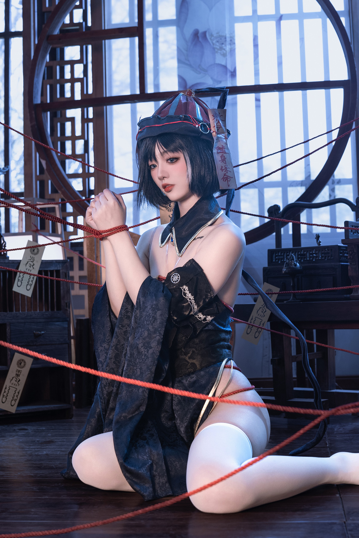 Cosplay 桃良阿宅 华甲小僵尸(70P)