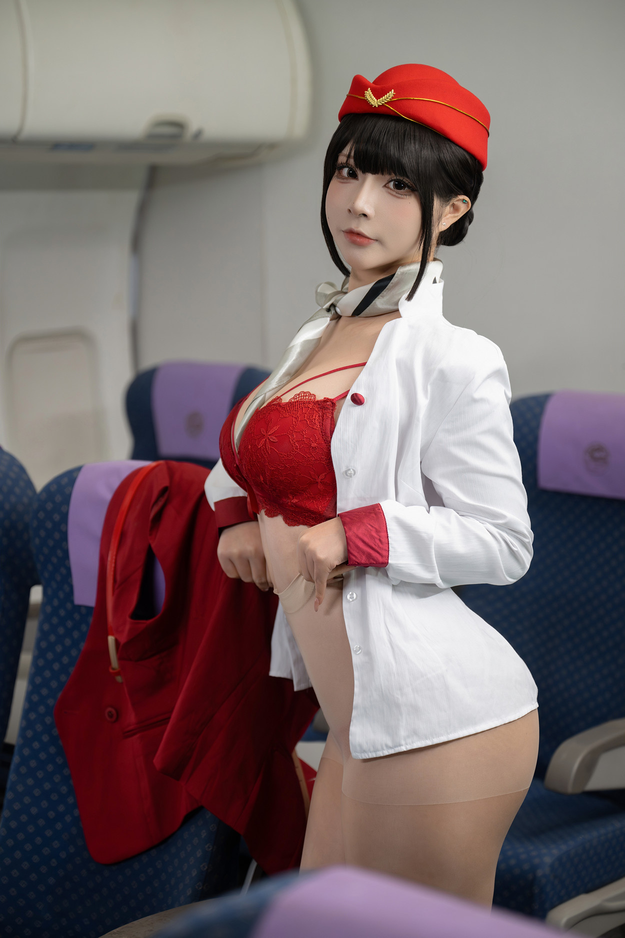 Cosplay Yuuhui玉汇 升舱服务乘务员 Set.01