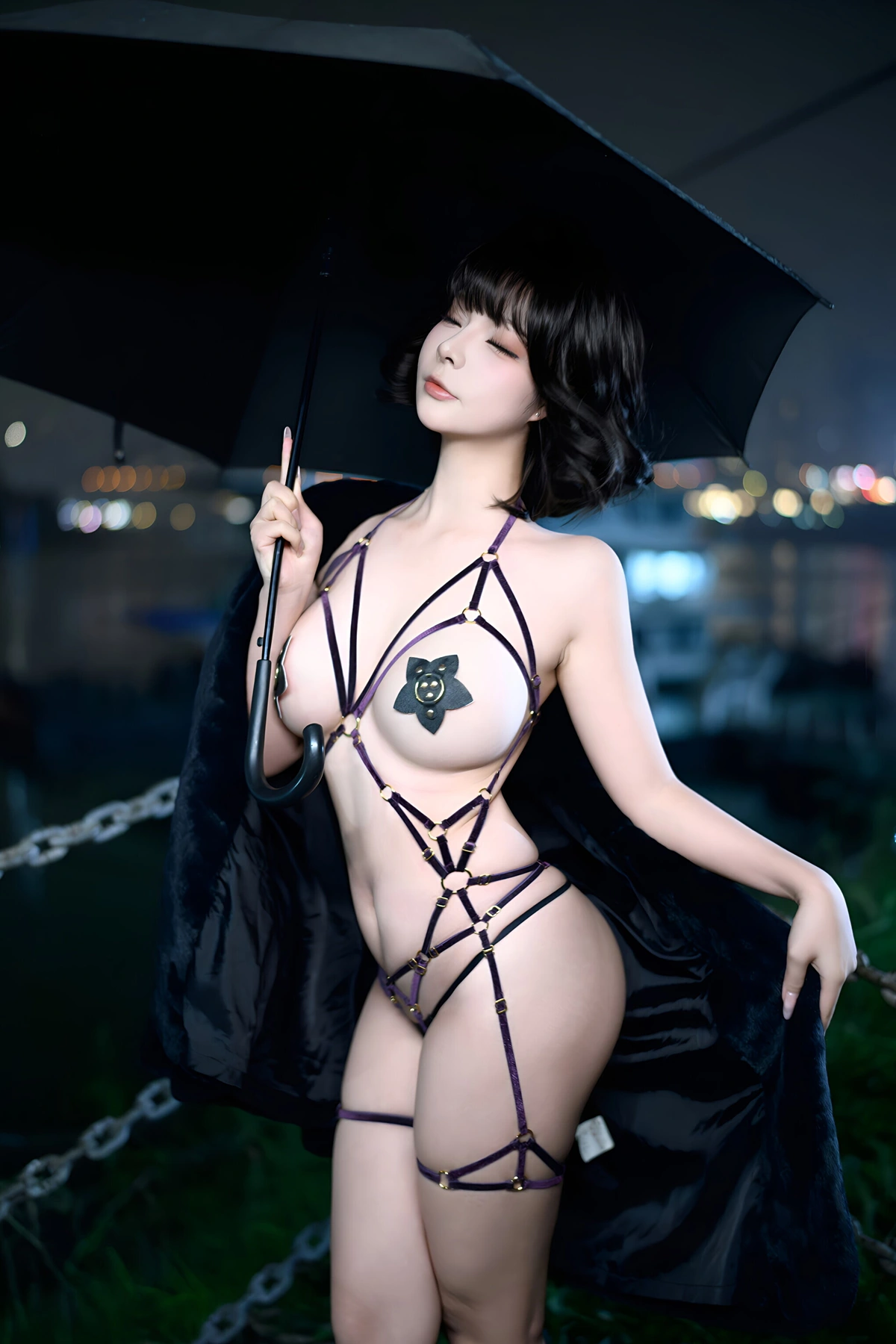 Cosplay Yuuhui玉汇 – 夜游轮渡 Set.01