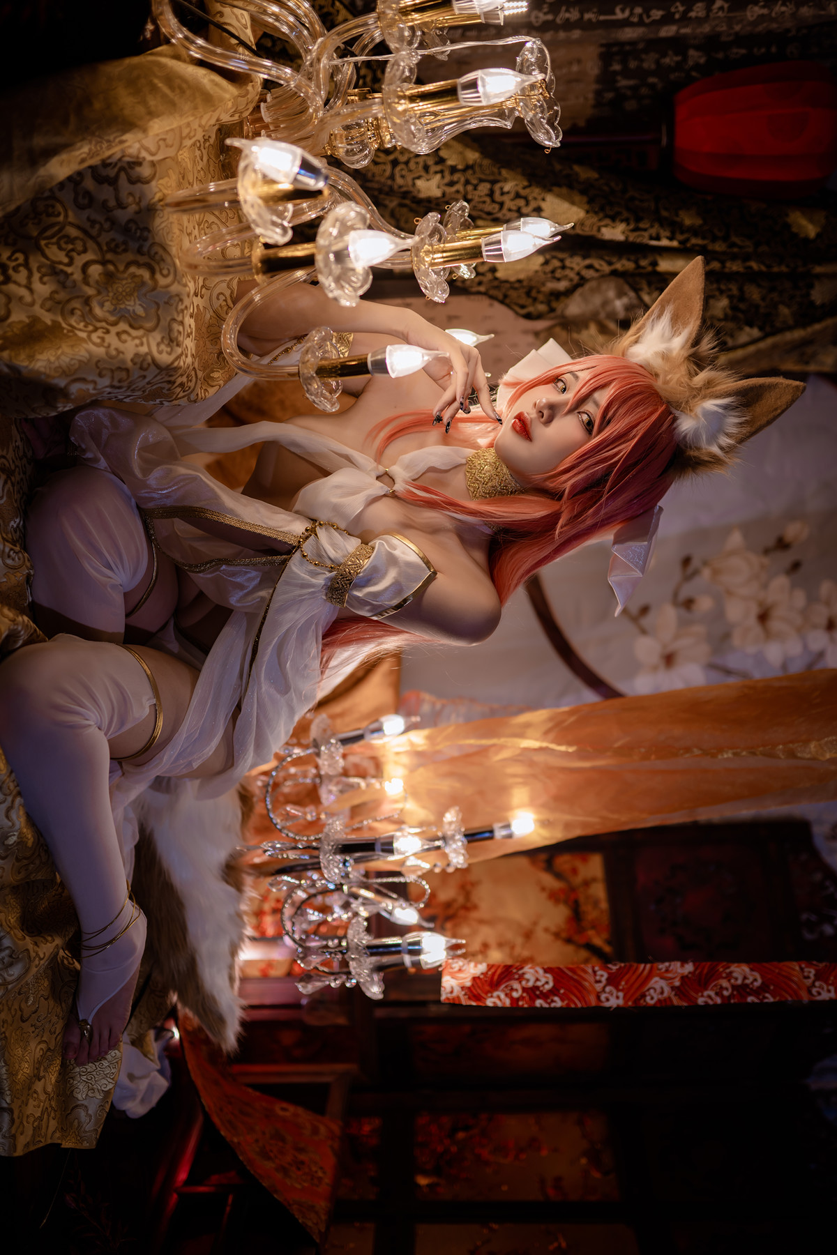 Cosplay 二佐Nisa 玉藻前同人舞娘(45P)