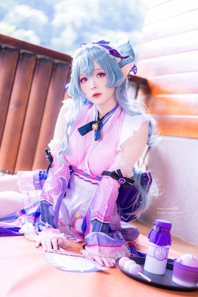 Coser@幼愛Youmeko 黑漆皮高跟兔女郎