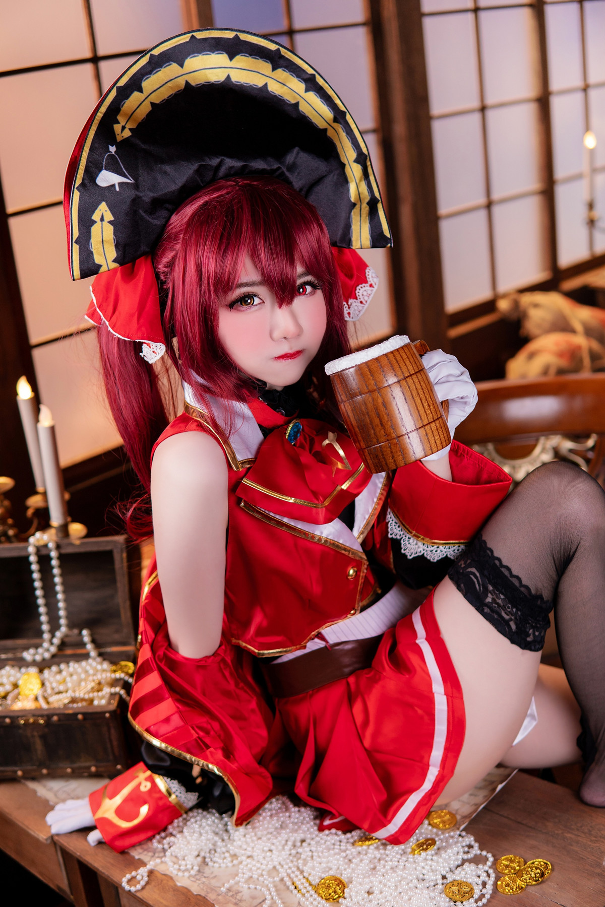 Cosplay Sally多啦雪 – Houshou Marine 宝鐘マリン