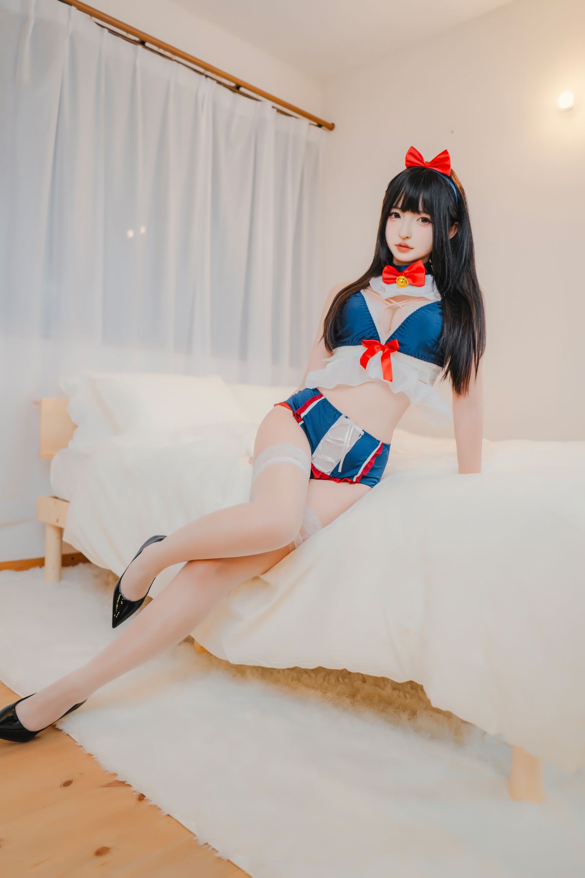 Coser@神楽坂真冬 – 白丝猫娘 (76P – 2V)