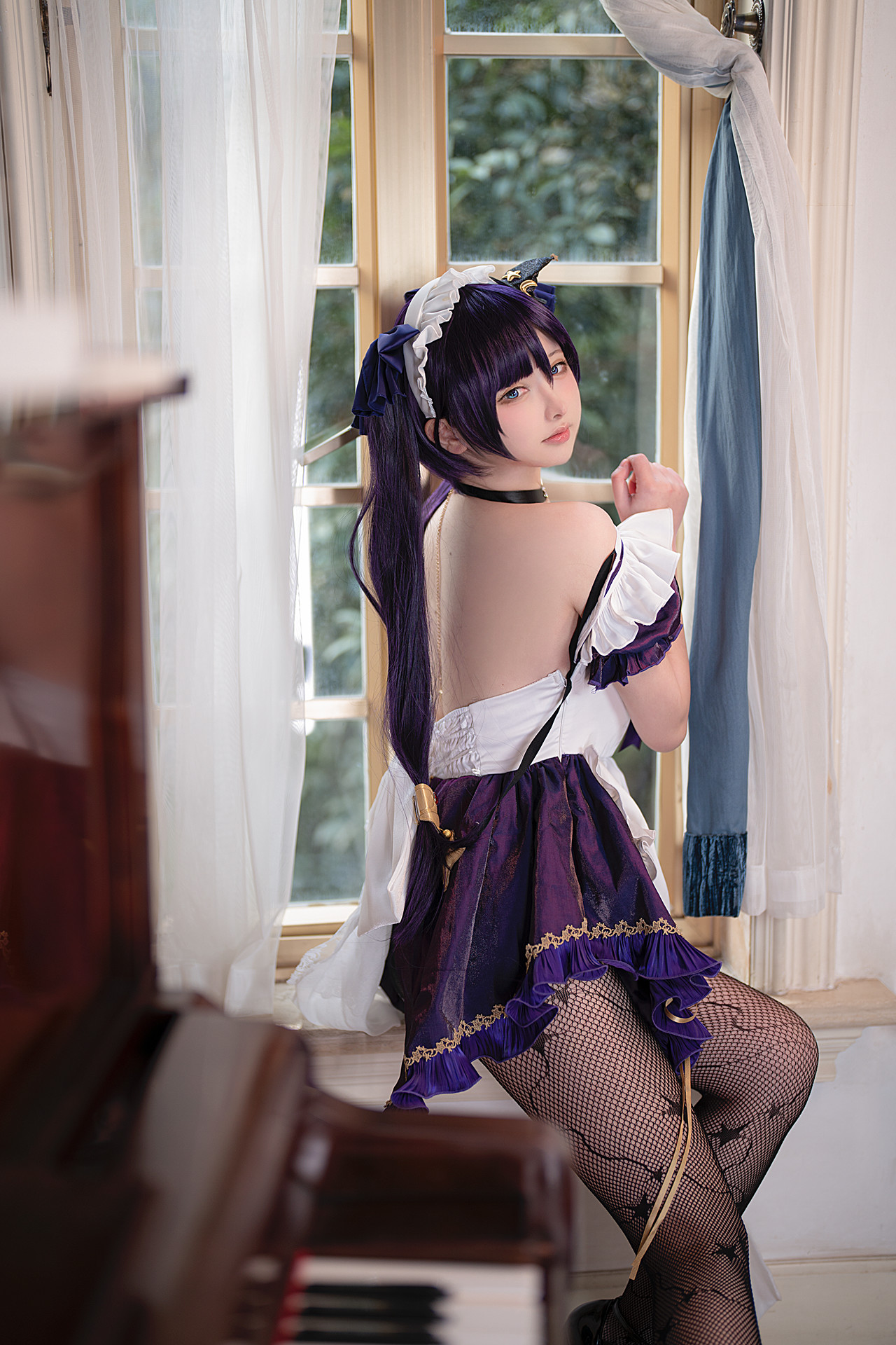 Cosplay 樱梨梨 莫娜女佣