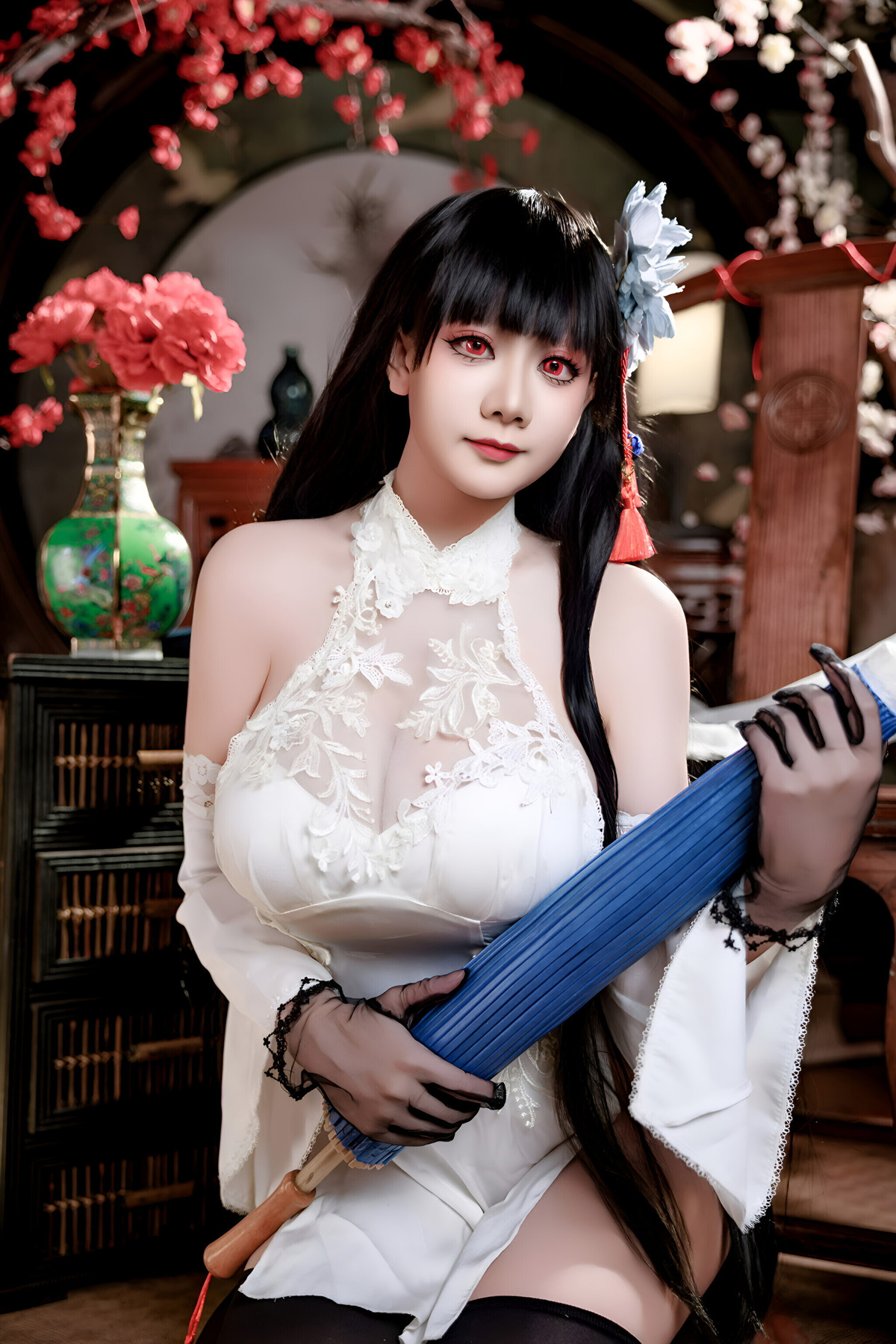 Cosplay 阿雪雪 – 碧蓝航线 逸仙 中式 Set.01(46P)
