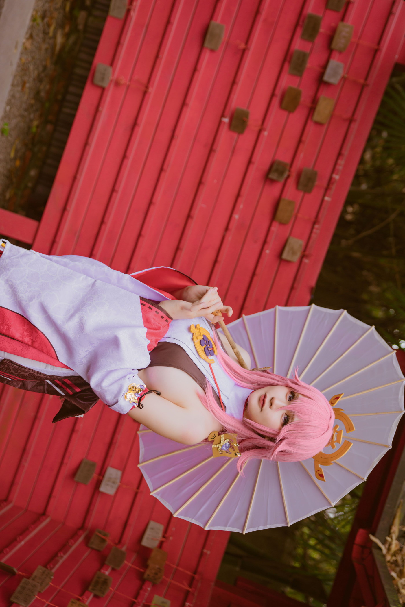 Cosplay 前羽_rr 原神 八重神子(60P)
