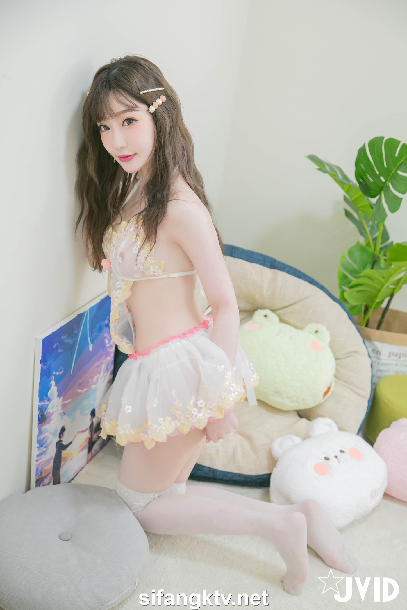 JVID 璃奈酱 Rina 天女召唤 裸衣天女的情色选择题 Set.01