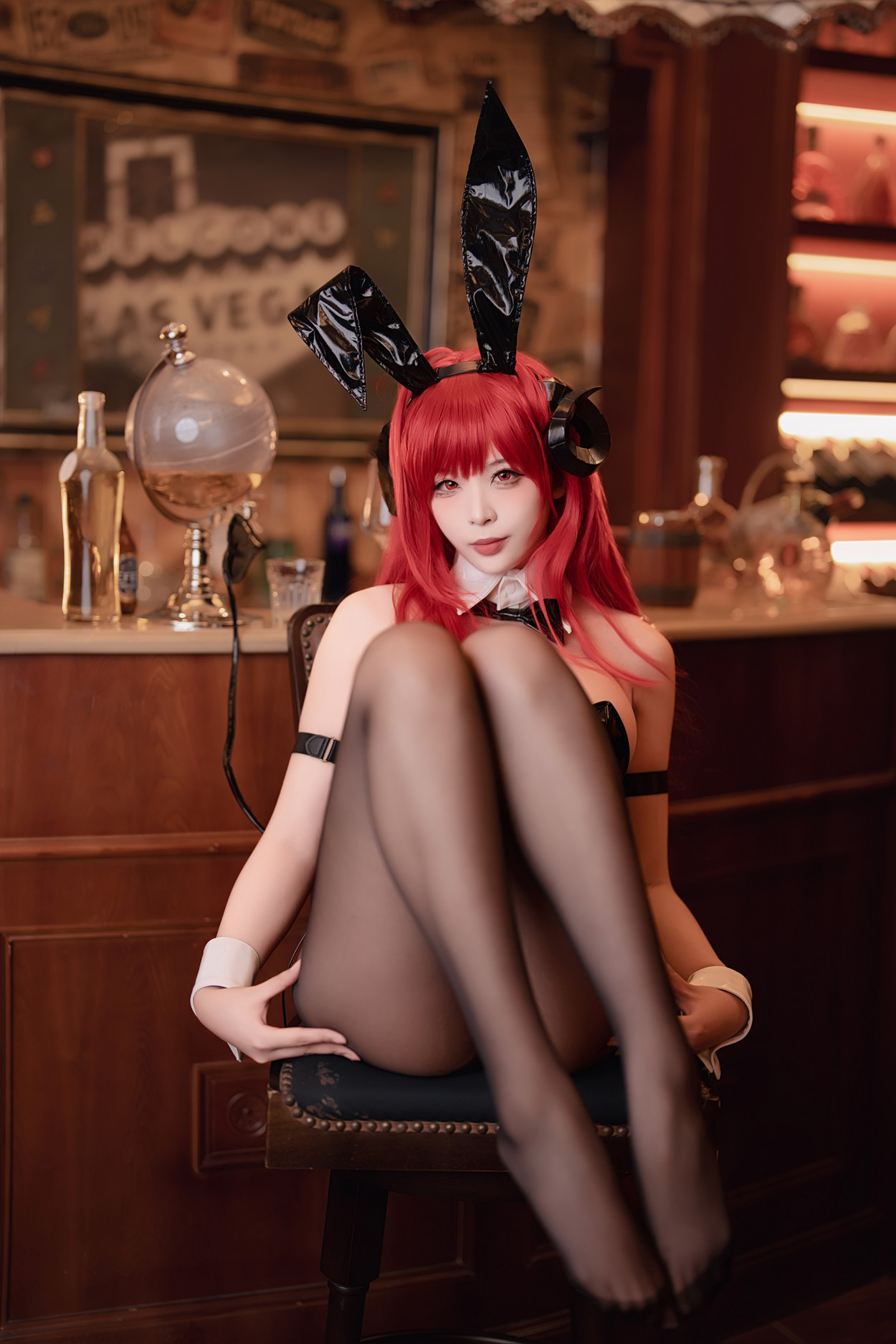 Cosplay 轩萧学姐 兴登堡兔女郎(70P)
