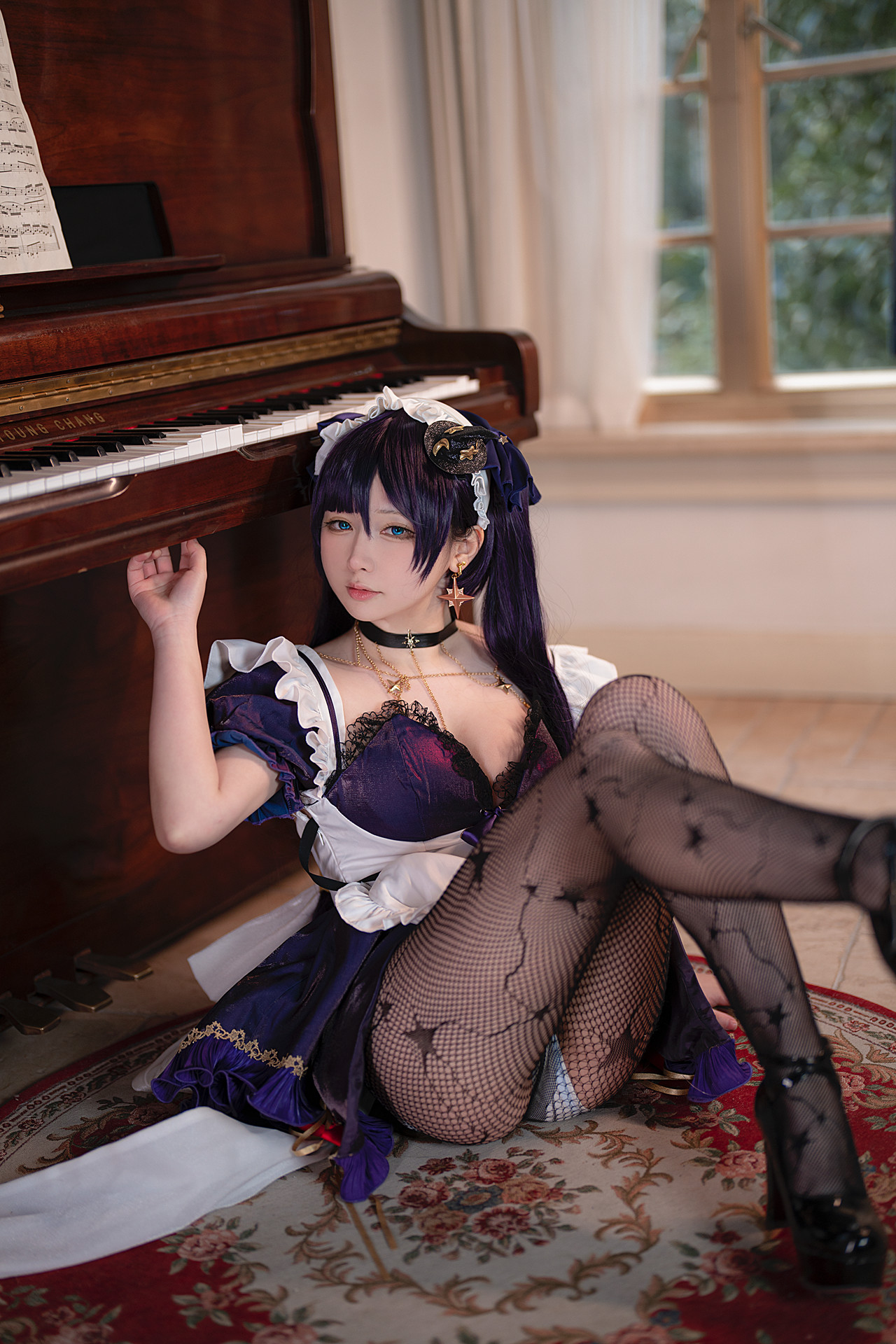 Cosplay 樱梨梨 莫娜女佣