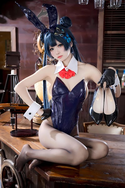Coser@九柒喵 蔚蓝档案 龙华妃咲 兔女郎