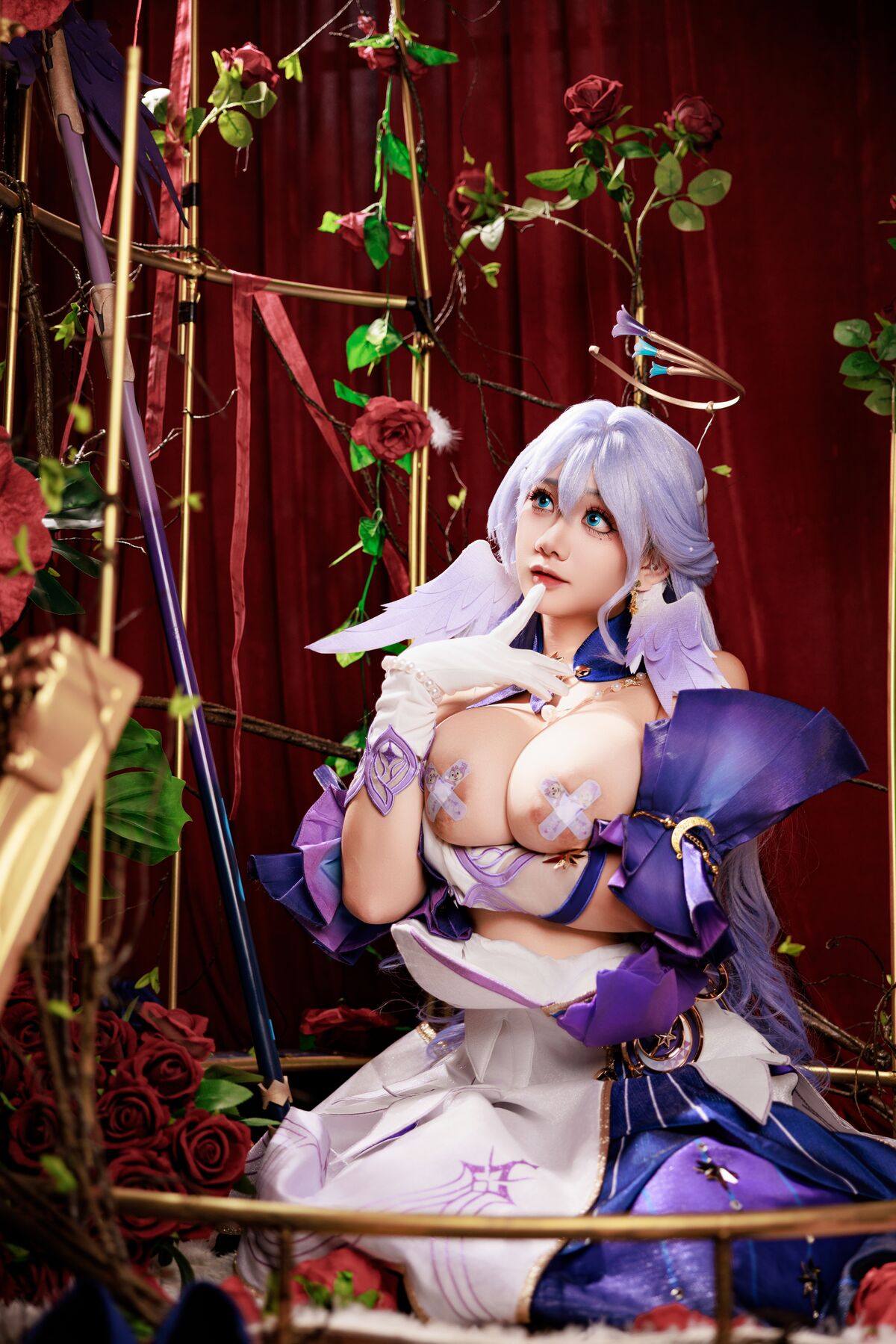 Coser@阿雪雪 – 崩坏 星穹铁道 知更鸟 (91P)