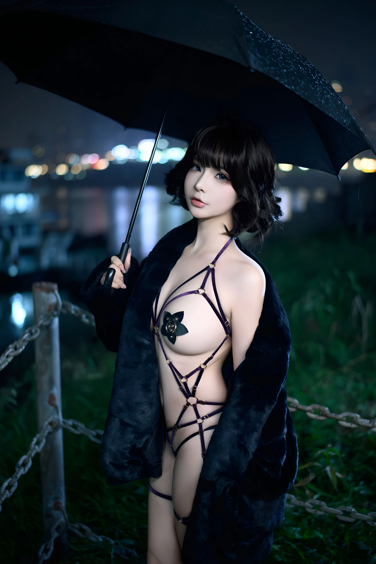 Cosplay Yuuhui玉汇 – 夜游轮渡 Set.01