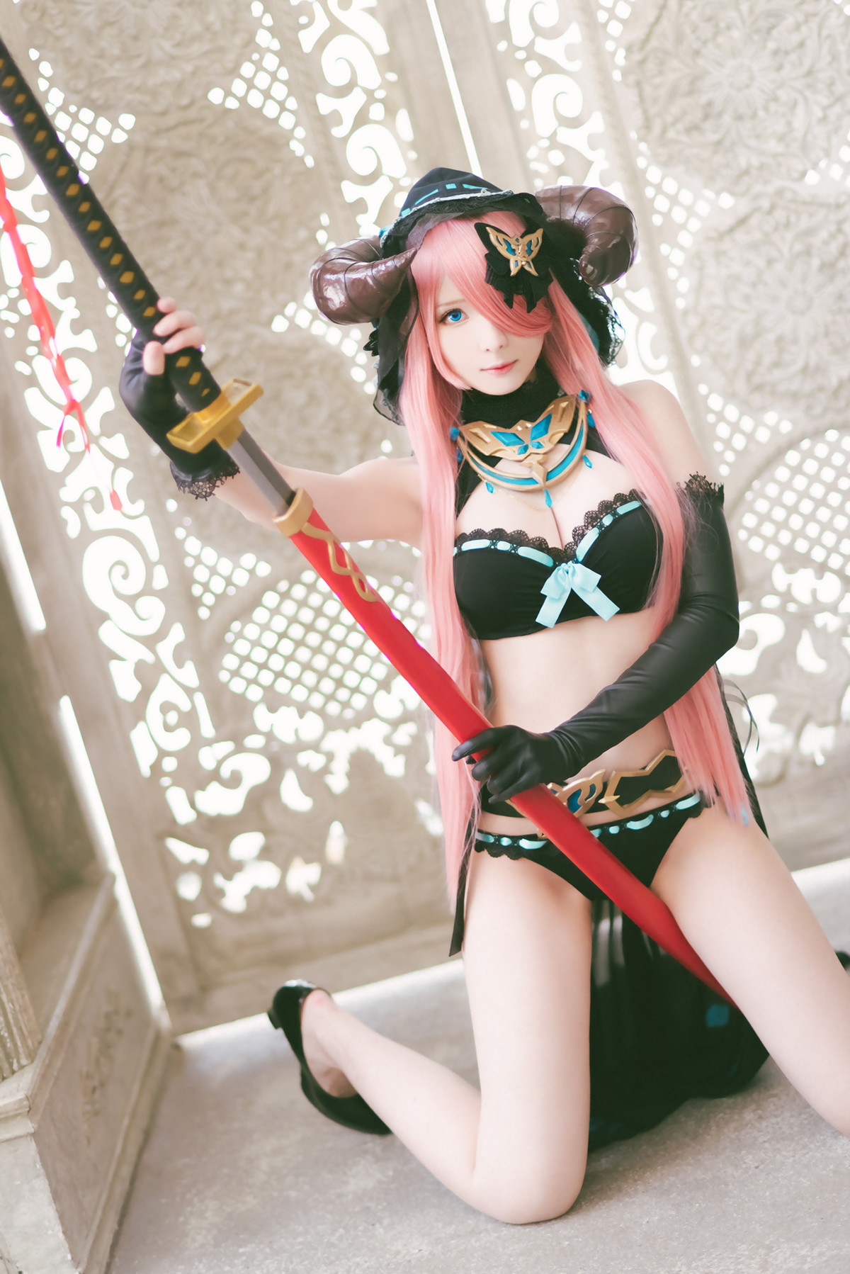 Cosplay 霜月shimo 碧蓝幻想 娜尔梅亚 Set.02(45P)
