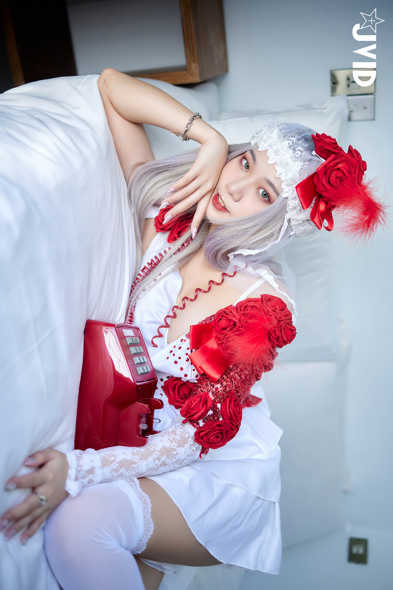 JVID Verna 「萬聖節鬼魅之月」 第五人格調香師Verna性感解密 隱藏版影片 Set.01(51P)