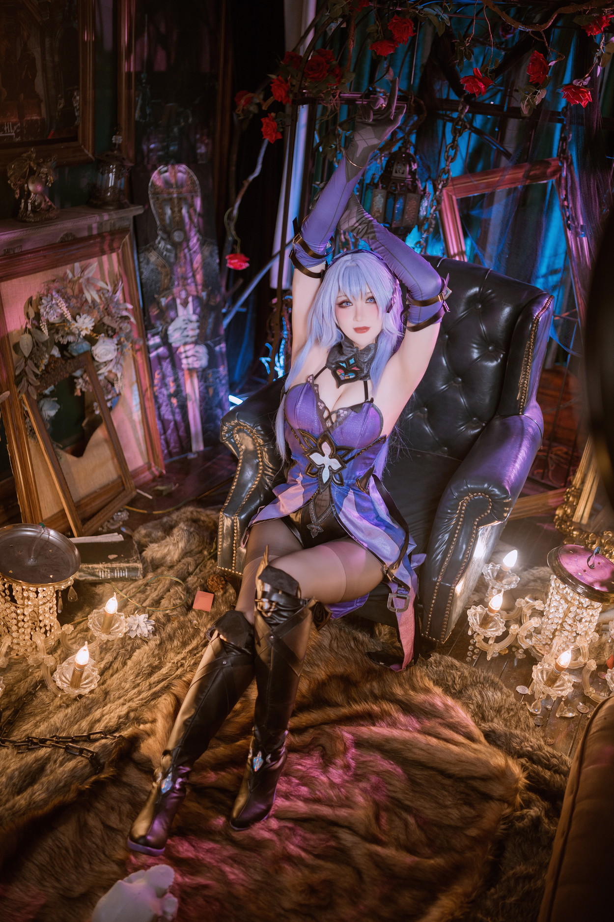 Cosplay 兔胖胖 黑天鹅(45P)
